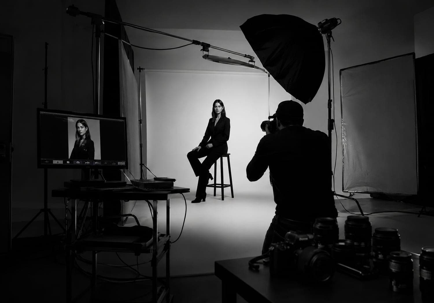 Placeholder — portrait photography lit in the studio